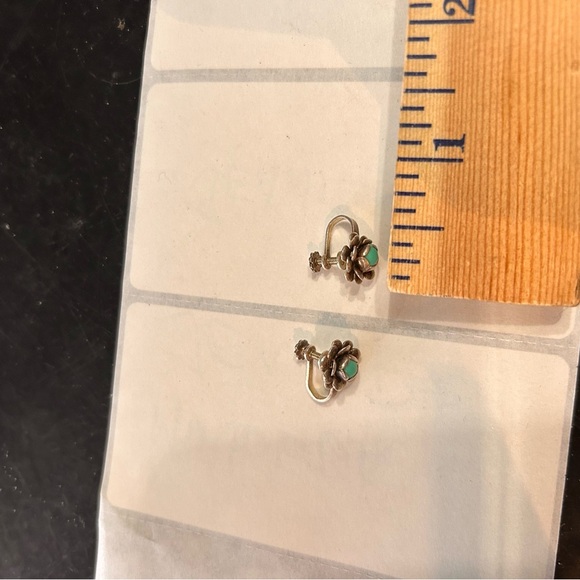 Vintage Sterling silver earrings - Picture 5 of 8